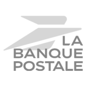 logo banque postale n&b